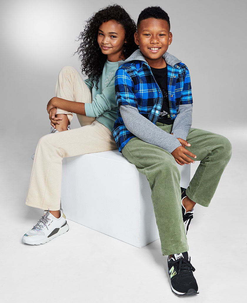 Epic Threads Stella & Blaise Big Girls Stella Flare Pants, Macy's  Celebrates 6 Black Designers For Its Icons of Style Campaign